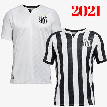 Santos FC 2020 2021 Camisa Camisa 2 Kõrge kvaliteediga soccers kampsunid mees, T-särk, tees kohandada Santos Clube Soteldo Kaio Jorge