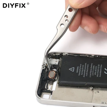 DIYFIX 2tk Elektroonilise Näpitstangid Komplekt Roostevabast Terasest Täppis-Sirge Kõverad Pintsetid Mobiiltelefonide Remont, Tööriistade Komplekt