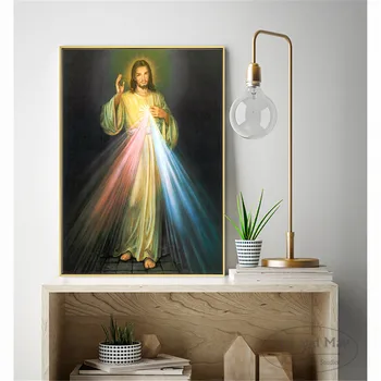 Jeesus Tuli Lõuendile Maali Seina Art Põhjamaade Teenetemärgi Kodus Kaasaegse Plakati Eest Elutuba Raamimata Prindi Pildid