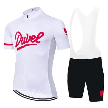 UUS DUVEL meeskond jalgrattasõit jersey lühikesed varrukad roupa ciclismo hingav 9D MTB ratas kanda racing uniformes de ciclismo para hombre