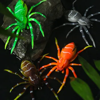 JALUTUSKÄIGU KALA 1TK 8cm 7g Spider Pehme Sööt Silikoon Sööt Kunstlik Softbait Landid Weedless Kalapüügi Peibutis Realistlik Disain