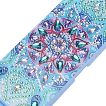5D DIY Erilise Kujuga Teemant Värvimine 2 Fritüürkorvi Kirjatarvete Pencil Box Kive Diamond Tikandid Mandala hoiukarpi Kingitused