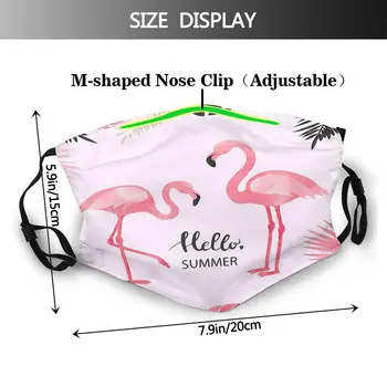 Flamingo Tere Suvi Mitte Ühekordselt Trükitud Suu, Näo Mask Anti Haze Tolmukindel Filtritega, Talvel kaitsekaas Respiraatorit