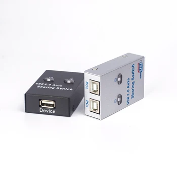 2-Port USB Lüliti Splitter Usb2.0 Hub Kahe Arvuti Välisseadmete Jagamine Printer, Hiir Office Home Kasutamine