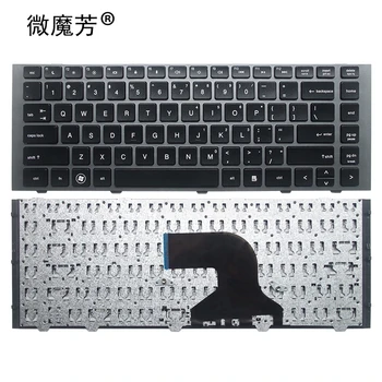 Uus Klaviatuur HP ProBook 4440S 4441S 4445S 4446S Sülearvutid Asendab 702238-001 hõbedane raam USA