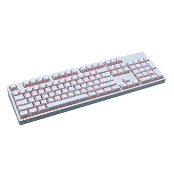 JKDK puding pbt doubleshot keycap oem tagasi tuli mehaaniliste klaviatuuride piim valge must roosa gh60 poker 87 tkl 104 108 ansi, iso