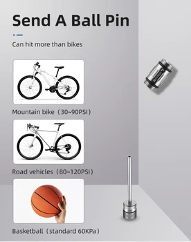 Jalgratta Pump Jalgrattasõit Käsi õhupump LCD Digitaalne Ekraan rehvirõhu Dial Pump MTB Tarvikud Kaasaskantav Jalgratas Bike Rehvi Inflat