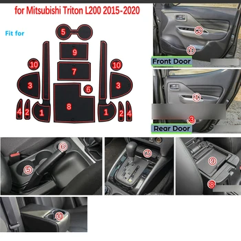 Ukse Groove Matt Mitsubishi L200 Triton Strada Strakar Barbarid Fiat Fullback RAM 1200 libisemisvastased Kummist Värava Ava Cup Matt