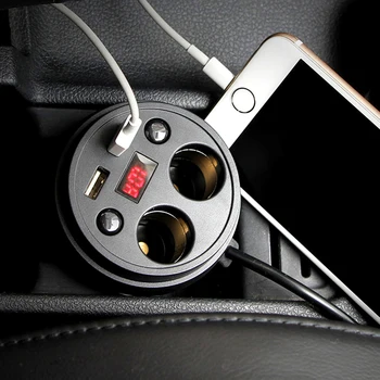 3.1 A/80W Dual USB Laadija Car Adapter 2 Pesa Splitter sigaretisüütaja 1 toote hinnang | Kirjutada kommentaar