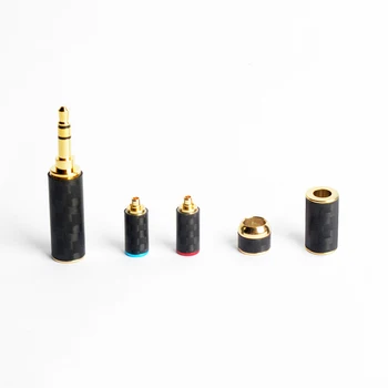 OKCSC DIY MMCX 0.78 mm A2DC Pistik Splitter Liugur Seatud Kõrvaklappide Kaablid, Tarvikud 2,5 mm ja 3,5 mm 4.4 mm Tasakaalustatud Plug Kit Output