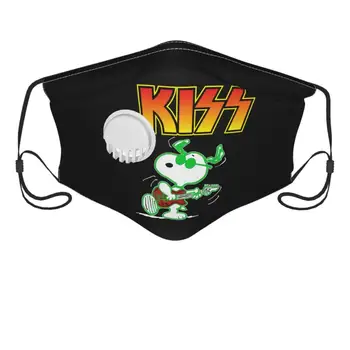 Bänd Kiss Muusikaline DIY masque de kaitse lavable pestav korduvkasutatavad näo mask lapsed Ei ole anti-virus Puuvill Nägu Suu Mask