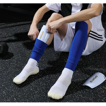 Anti-Slip Meeste vett hülgav Suvel Töötab Puuvill ja Kummist Sokid Jalgpalli Sokid Kvaliteetsed Meeste ZA Meeste ja Naiste Jalgpalli Jala sokid