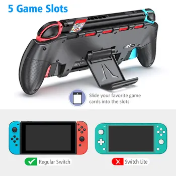 DOBE Käepide Grip Juhul Kit For Nintendo Lüliti Konsooli 4 in 1 käepidemete Mäng Ergonoomiline karpi JoyCon Joypad Tarvikud