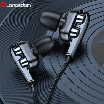 Langsdom Kõrvaklappide Sport Kõrvaklapid 3,5 mm Huawei xiaomi Gaming Headset Super Bass koos Mic Stereo Hifi Earbuds fone de ouvido