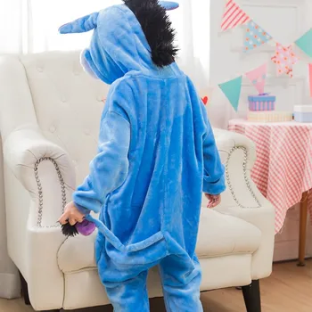 Lapsed Loomade Pajama Unisex Poiss, Tüdruk Cartoon Pyjama Pingviin Ükssarvik Õmblema Pijama Onesie Topp Sleepwear