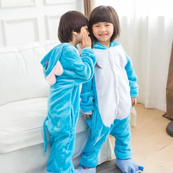 Lapsed Loomade Pajama Unisex Poiss, Tüdruk Cartoon Pyjama Pingviin Ükssarvik Õmblema Pijama Onesie Topp Sleepwear