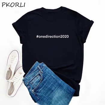Harry Styles Tshirt Harajuku Naiste Suvel Ühes Suunas 2020 T-särk, Must Puuvillane Suvel Sildid T-särgid Roupas Feminina