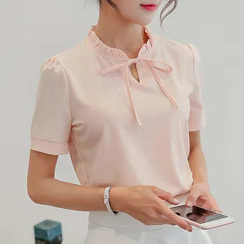 Särgid Naiste Kevad-Suvel Trendikad Kõrge Kvaliteedi korea Stiilis Kõik-võistluse Simple Office Lady Naiste Pluusid Šikk Töö Kandke Õhuke Slim
