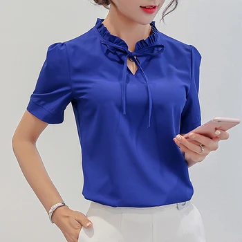Särgid Naiste Kevad-Suvel Trendikad Kõrge Kvaliteedi korea Stiilis Kõik-võistluse Simple Office Lady Naiste Pluusid Šikk Töö Kandke Õhuke Slim