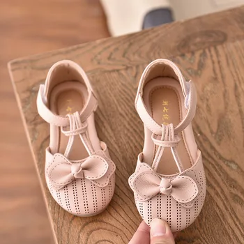Tüdrukud Baotou Poole Sandaalid Korea Stiilis BowPrincess Kingad, Platvorm Kingad, Platvorm Sandaalid Naiste Sandaalid Kingad Naine