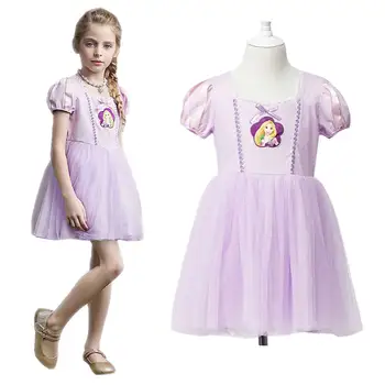 Magic Juuksed Pits Tülli Tutu Tüdrukud Suvel Sassis Printsess Cosplay Tüdrukute Kleit Laste Halloween Kostüümid