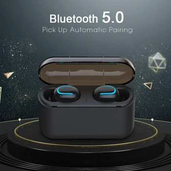 5.0 Bluetooth Kõrvaklapid TWS Traadita Kõrvaklapid, Bluetooth Kõrvaklapid Handsfree Sport Earbuds Mängude Peakomplekti Laadimine Juhul
