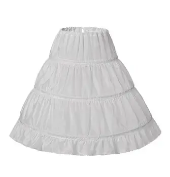 Valge 3 Kõvadele Cancan Laste Poiss Kleit Occurence Petticoat Crinoline Underskirt Pulm Tarvikud Lille Tüdrukute Kleidid
