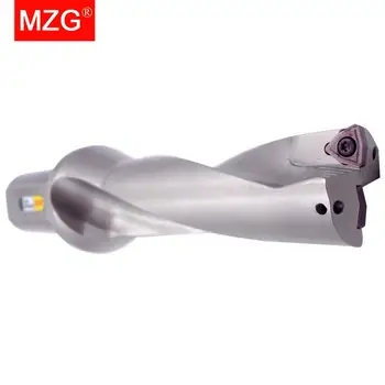 MZG D5 WC Karbiid Lisab 16 18 20 25 32 mm U Bitti Auk CNC Treipingi Machining Center Loobuda Metal Drilling Tools U Kiire Harjutused