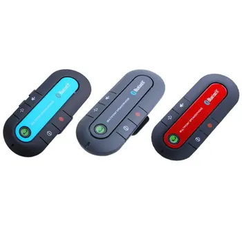 Uus Bluetooth Handsfree autokomplekt Juhtmevaba Bluetooth Kõlar, Telefoni, MP3-Pleieri päikesesirm Clip Valjuhääldi koos autolaadija