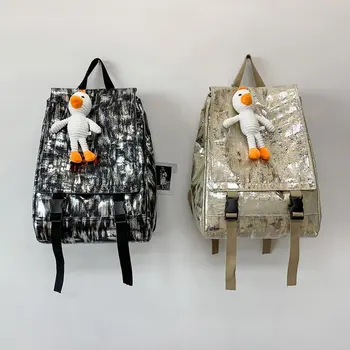 Trendikas luksus gradient värvi seljakott 2020. aasta talvel daamid uus suure mahutavusega reisi seljakott nailon multi-function kooli kott