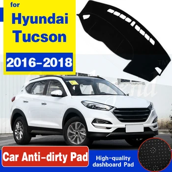 Anti-Slip Matt Armatuurlaua Kate Padi Päikesevarju Dashmat Vaip Anti-UV Auto Tarvikud Vaipa Jaoks Hyundai Tucson 2016 2017 2018