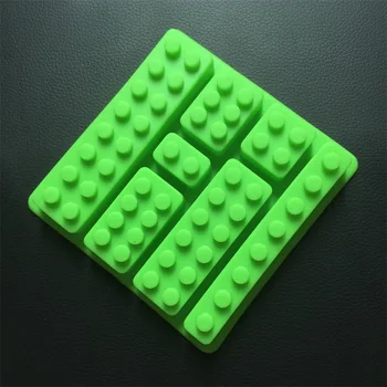 Uus 1tk Lego-tüüpi Kuju Muffin Magusad Kommid, Marmelaad, fondant Kook šokolaadi Hallitus SM002