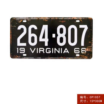USA-s LAS VEGAS Metallist Tina Märke Auto Number Litsents Retro Home Decor Baar Kohvik Garaaži Seina Maali Poster Plaat 30x15cm