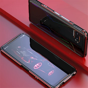 Loominguline Kaks värvi Metallik Telefoni Kest Lihtne Metallist Raami Serva Kate ASUS ROG 3 Telefoni Tarvikud