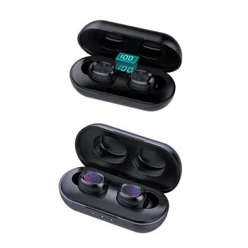 Wireless Mini Bluetooth-5.0 TWS Kõrvaklapid IPX5 Veekindel HiFi Stereo Heliga Kõrvaklapid Earbuds Sport Tõsi Juhtmeta kõrvaklapid