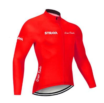 Uus 2020. aasta STRAVA Pro team Meeste Kevad /Sügis Jalgrattasõit Jersey MTB Jalgratas Väljas Riided Ropa Ciclismo Bike Pika varrukaga Riietus