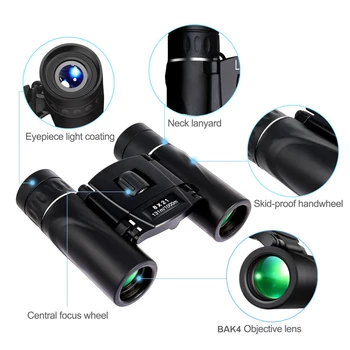 APEXEL 8x21 Compact Zoom Binoklid pikamaa 1000m Kokkuklapitavad HD Võimas Mini Teleskoobi BAK4 FMC Optika Jahindus Sport, Telkimine