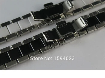 16mm T064210A New Watch Osad Solid Roostevabast terasest käevõru keraamiline rihm Naiste mudelid Vaadata Ansamblid T064210