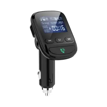 Auto Laadija, Hands-free FM Saatja, Bluetooth Car Kit LCD MP3 Mängija Auto sigaretisüütaja Laadija QC3.0 Kiire Laadimine