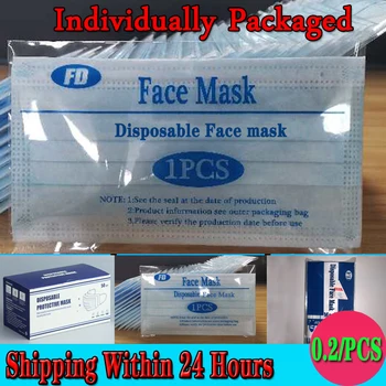 Eraldi Pakett mascarillas 3-kihiline ühekordsed Maskid näo mask 10 tk kotti masque mondkapjes mask lavable masque filtre