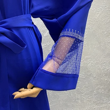 2021 Moslemi Pits Maxi Kleit Abaya Tikandid Pearl Pikk Rüüdes Tuunika Kimono Jubah Lähis-Ida Ramadan Araabia Islami Riided