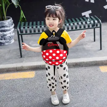 Disney uus laste kooli kott lasteaed poiss beebi munakoor seljakott multifilm Miki armas väike tüdruk, seljakott