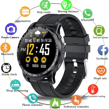 LIGE Smart Vaata Telefoni Täielikult Puutetundlik Ekraan Sport Fitness Vaadata IP68 Veekindel Bluetooth-Ühendus smartwatch Mehed Android ja ios