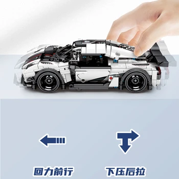 Koenigsegg Agera R Kuulus Super Sport racing car Technic KES Tehnikat Mudel ehitusplokid Tellised mänguasjad poistele kingitus