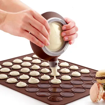 Uus Silikoon Macaron Pot Leht Matt Düüside Komplekt Macaroon Küpsetamine Hallituse Ahi DIY Dekoratiivsed Kook Muffin Saia Hallitus, Küpsetamine, Tööriistad