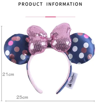 Disney Värv Minnie peapaela enimmüüdud Vibu juuksed hoop minnie peapael mänguväljak headdress klambri külge täiskasvanud lapsed