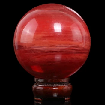100mm-Aasia punane kvarts palli kõrge kvaliteedi feng shui kodu kaunistamiseks palli eelistatud