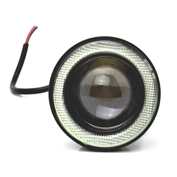 2tk 12V Universaalne Auto COB LED Udutuli koos Angel Eye PÄEVATULED Sõidu Projektor Signaali Pirn Lamp Auto Tuning Auto Lamp