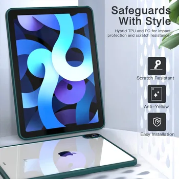 Läbipaistev Case For iPad Õhu 4 2020. Aasta otsus Kohtuasjas Pehme Matt Ultra Õhuke kaitsekaas Funda iPad Air4 2020 Juhtudel Coque Selge Tagasi