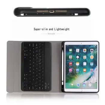 Hispaania Keyboard case For iPad 6. 9.7 2018 Juhul Bluetooth Klaviatuur W Pliiatsi hoidja Seista Cover For iPad Õhu 1/2 Pro 9.7 Juhul